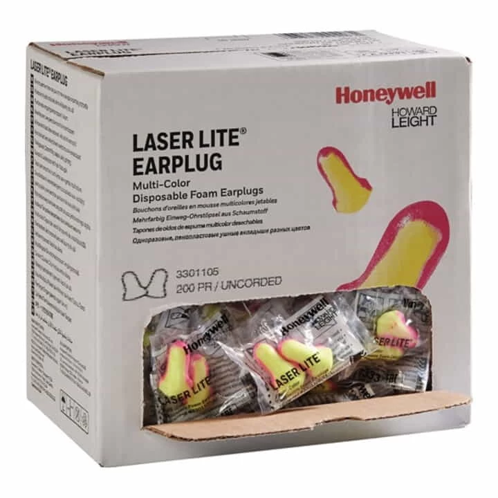 Honeywell Gehörschutzstöpsel Laser Lite EN 352-2 (SNR)=35 DB Box à 200 PA (Tüte à 1 Paar) 1 Honeywell Gehörschutzstöpsel Laser Lite EN 352-2 (SNR)=35 DB Box à 200 PA (Tüte à 1 Paar)