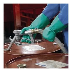 Ansell Handschuhe EN388/374 Kat. III Sol-Vex 37-675 Nitril Velourisiert Grün