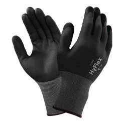 Ansell Handschuhe EN388 Kat.II HyFlex 11-840 Gr. 11 Nylon M.Nitrilschaum Schwarz