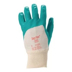 Ansell Handschuhe EN388 Kat.II Easy Flex 47-200 Gr. 10 Baumwolle M.3/4 Nitril Grün