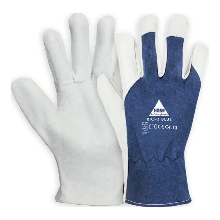 Hase Montagehandschuhe Rio-Z Blue Ziegennappaleder 1 Hase Montagehandschuhe Rio-Z Blue Ziegennappaleder