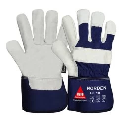 Hase Winterhandschuhe Norden Größe 12, Rindnarbenleder