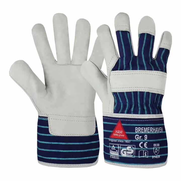 Hase Arbeitshandschuhe Bremerhaven Rindnarbenleder 2 Hase Arbeitshandschuhe Bremerhaven Rindnarbenleder – Bild 2