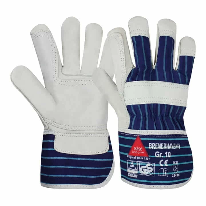 Hase Arbeitshandschuhe Bremerhaven-V Rindnarbenleder 1 Hase Arbeitshandschuhe Bremerhaven-V Rindnarbenleder
