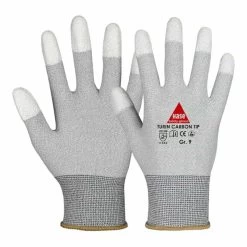 Hase Turin Carbon Tip (Esd) Montagehandschuh Aus Nylon-/Carbonfeinstrick Größe 9