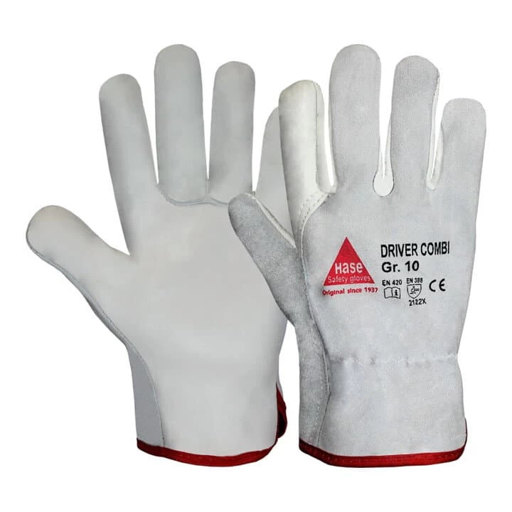 Hase 5-Fg.-Sicherheitshandschuhe DRIVER-COMBI Aus Nappaleder, Größe 11 1 Hase 5-Fg.-Sicherheitshandschuhe DRIVER-COMBI Aus Nappaleder, Größe 11