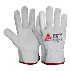 Hase Driver Combi Montagehandschuh Aus Rindnappa-/Rindspaltleder Größe 9