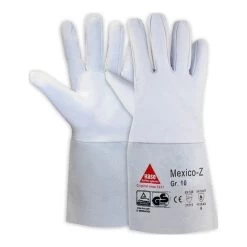 Hase Mexico-Z Schweißerhandschuh Aus Ziegennappaleder Mit Flügeldaumen Größe 12