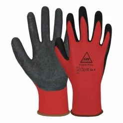 Hase Montagehandschuh Superflex Red Größe 8, Polyamid/Latex