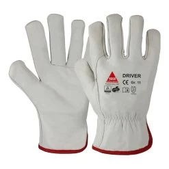 Hase Arbeitshandschuhe Driver Natur Rindnappaleder