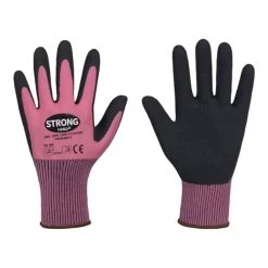 Handschuhe LADY FLEXTER Gr.6 Pink/schwarz EN 420/EN 388 PSA II STRONGHAND
