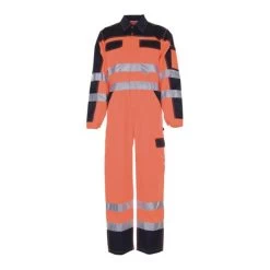 Planam Warnschutz Rallyekombi Orange/marine 42