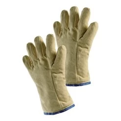 Jutec Hitzehandschuhe, L.30cm / Max.500° (kurzfristig) / Aramid 5-Finger Mit Isolation