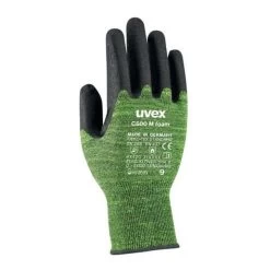 Uvex Schnittschutzhandschuhe Uvex Bamboo Twinflex, High Performance Elastomer (HPE), SoftGrip-Foam-Beschichtung, Größe 9
