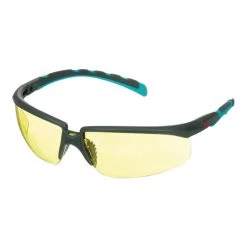 3M Schutzbrille S2003SGAF-BGR-EU EN 166 EN170 Bügel Grau/türkis,Scheibe Gelb
