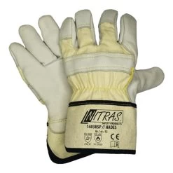 Schnitthandschuh Hades Gr.10 Grau EN 388,EN 407 PSA II Rindvollleder NITRAS