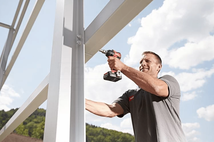 FLEX PACK Akku Bohrschrauber Handkreissäge Schlagschrauber 1/2" 3x Akku LG + Tasche 16 FLEX PACK Akku Bohrschrauber Handkreissäge Schlagschrauber 1/2" 3x Akku LG + Tasche – Bild 16