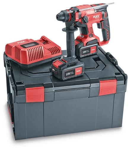 FLEX Akku Bohrhammer CHE 18 EC Set 461.768 2x Akkus 5Ah LG L-BOXX 18Volt 1 FLEX Akku Bohrhammer CHE 18 EC Set 461.768 2x Akkus 5Ah LG L-BOXX 18Volt