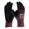 Handschuhe MaxiDry® 56-425 Gr.11 Lila/schwarz Nyl.EN 388 PSA II ATG