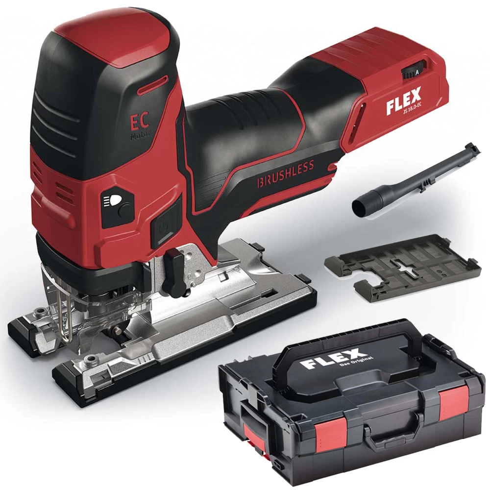 FLEX Akku Stichsäge 18 Volt JS 18 EC L-BOXX Ohne Akkus LG 493.775 1 FLEX Akku Stichsäge 18 Volt JS 18 EC L-BOXX Ohne Akkus LG 493.775