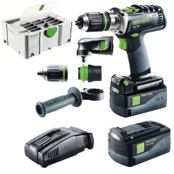 Festool Akkuschrauber DRC18 DRC 18/4 Li 5,2 Set 574697 Bohrschrauber QUADRIVE