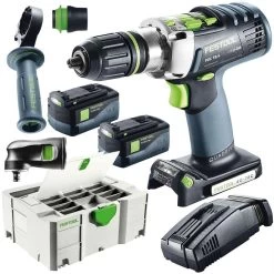 Festool Akkuschrauber PDC 18/4 Li 5,2 SET 574703 Schlagbohrschrauber QUADRIVE Jetzt 575606