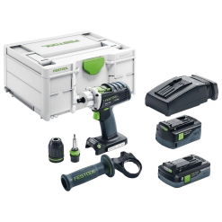 Festool Akku-Bohrschrauber DRC 18/4 5,2/4,0 I-Set-SCA QUADRIVE - 576460