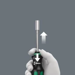 Wera Magazin-Schraubendreher Kraftform Kompakt 28 SB 6,3 Mm (1/4") 12 Wera Magazin-Schraubendreher Kraftform Kompakt 28 SB 6,3 Mm (1/4") -Es ist das That-Tools-Gefühl. 753912 03