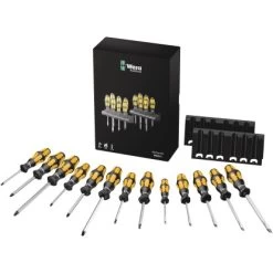 Wera Schraubendreher-Set 13-teilig Kraftform Big Pack900 -Es ist das That-Tools-Gefühl. 754004 00