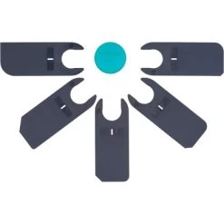 Wolfcraft Fugenglätter Fächer-Set 5-teilig Für Silikon Und Acryl