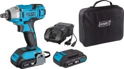 HAZET Akku Schlagschrauber-Satz 18 V 260 Nm Vierkant 12,5mm 1/2 Zoll 4-teilig 9212SPC-1/4