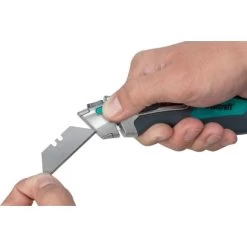 Wolfcraft Profi-Dual-Sicherheitsmesser Mit Trapezklinge -Es ist das That-Tools-Gefühl. 953025 4275 14