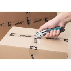 Wolfcraft Profi-Dual-Sicherheitsmesser Mit Trapezklinge -Es ist das That-Tools-Gefühl. 953025 4275 3