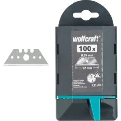 Wolfcraft 100 Profi-Trapezklingen 0,65 Mm X 52 Mm -Es ist das That-Tools-Gefühl. 953061 4275 4