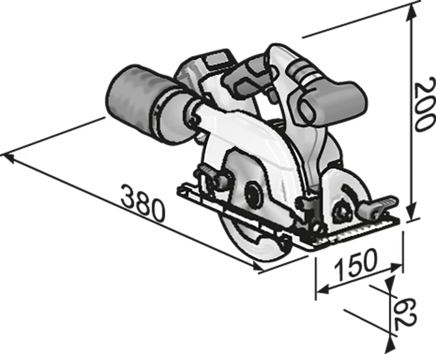 FLEX Akku Handkreissäge CS 62 18.0-EC 5.0 Set 454028 2x Akku LG LBOXX 2 FLEX Akku Handkreissäge CS 62 18.0-EC 5.0 Set 454028 2x Akku LG LBOXX – Bild 2