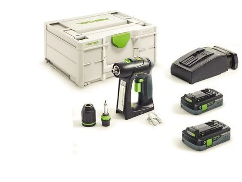 Festool Akku-Bohrschrauber C 18 HPC 4,0 I-Plus - 576442 1 Festool Akku-Bohrschrauber C 18 HPC 4,0 I-Plus - 576442