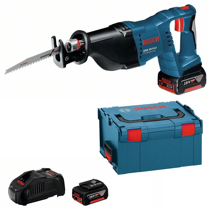 Bosch Akku Säbelsäge GSA 18 V-LI Mit 2 X 5,0 Ah Li-Ion Akku L-BOXX 060164J00B 1 Bosch Akku Säbelsäge GSA 18 V-LI Mit 2 X 5,0 Ah Li-Ion Akku L-BOXX 060164J00B