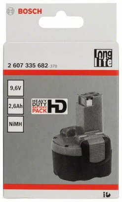Bosch Akkupack 9,6 V-O Standard Duty (SD) 2,6 Ah NiMH 2607335682