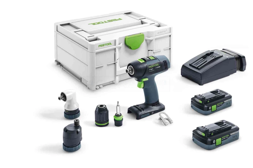 Festool Akku-Bohrschrauber T 18+3 HPC 4,0 I-Set - 576989 1 Festool Akku-Bohrschrauber T 18+3 HPC 4,0 I-Set - 576989