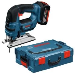 Bosch Akku Stichsäge GST 18 V-LI B Solo Version L-BOXX Mit Bügelgriff 06015A6101